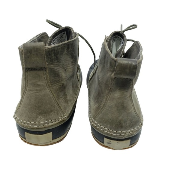 Sorel Women’s Out N about Leather Snow Boot Size 11 Green Leather - Picture 5 of 13